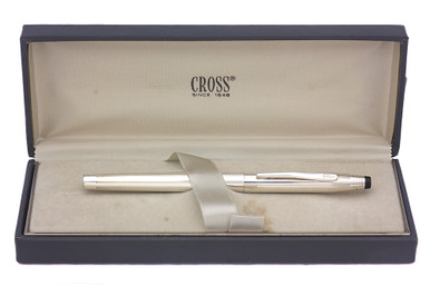 筆記具 Vintage CROSS Cross Fountain Pen crosscen_sterling_med_5__38706