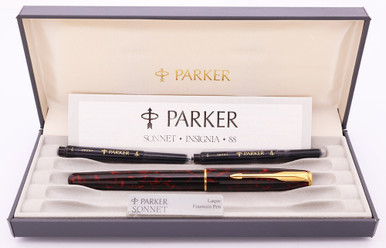 Parker Sonnet Fountain Pen (1993) - Laque Firedance, 23k GP Trim