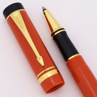 Parker Duofold International SE Rollerball Pen (1991) - Orange