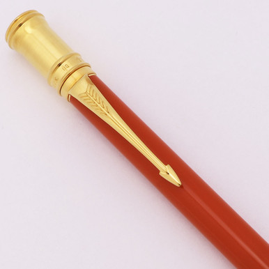 Parker Modern Duofold SE Mechanical Pencil (1990) - Mark I, Orange