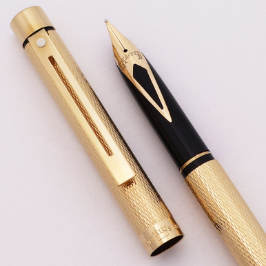 予約販売 Sheaffer Targa 1009s Slim Fountain Pen - Gold Barleycorn マジック：ザ・ギャザリング
