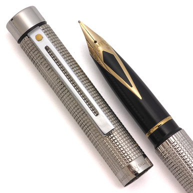 Sheaffer Targa 1010 Fountain Pen (1980s) - Silver Electroplated