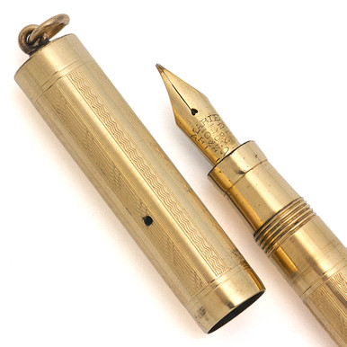 Mabie Todd (USA) Swan Ring-Top Fountain Pen (1920s/30s) - Gold