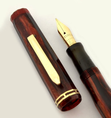 Wahl Eversharp Doric 万年筆 Wahl Eversharp Doric Oversized Green Kashmir 14K Fountain