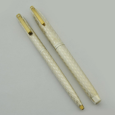 Sheaffer Imperial 834 Fountain Pen Set - Sterling Marquetry