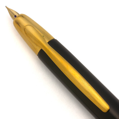 Pilot (Namiki) Vanishing Point (2001) - Black Lacquer, Gold Plated
