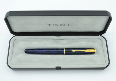 筆記具 Parker 5th Sonnet Parker Sonnet Fountain Pen - Lacque Midnight Blue, Gold Plated