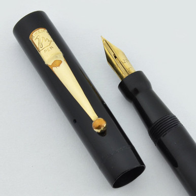 ヴィンテージ Mabie Todd Swan 3130ーフレックスnib Mabie Todd (USA) Swan Gold Filled Overlay Fountain Pen