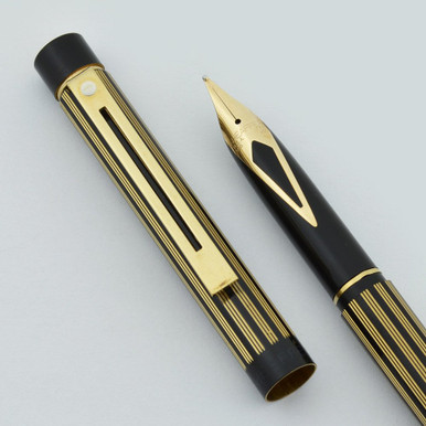 Sheaffer Targa 675s Slim Fountain Pen - Regency Stripe, Medium 14k