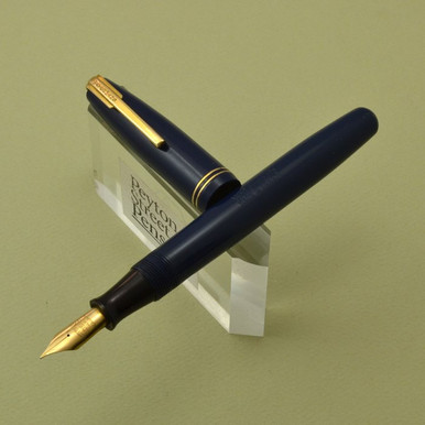 Waterman Commando Fountain Pen (1940s, Canada) - Blue, Flexible