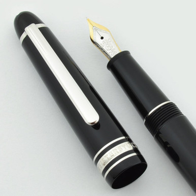 Montblanc Meisterstuck Classique 145P - Black w Platinum Trim, 14k