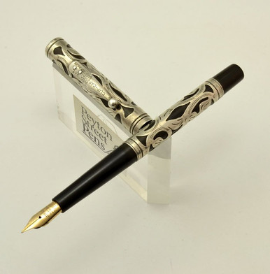 Waterman 414 Eye Dropper - Sterling Filigree, Flexible #4