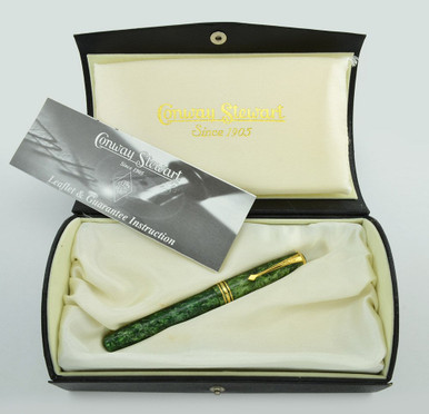 Conway Stewart 58 Limited Edition - 08/058 Green Marble, 18K