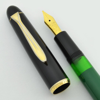 vintage Pelikan 120 万年筆　字幅EF 整備済み Pelikan 120 Fountain Pen - Second Version, Green, Medium Semi