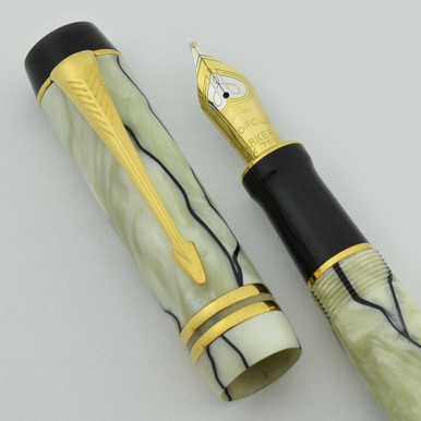 Parker Duofold Centennial - Ace of Spades Version, Black and Pearl