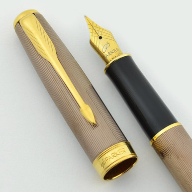 Parker Sonnet Brown Rubber Lacquer Gold