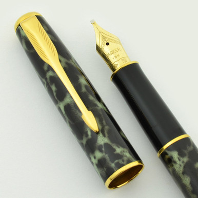 Parker Sonnet Fountain Pen (1997) - Laque Moonbeam, 18k Stub Nib