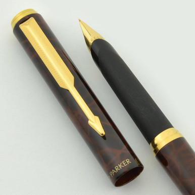 Parker 95 Fountain Pen - Laque Thuya, Fine Nib (Near Mint, Works