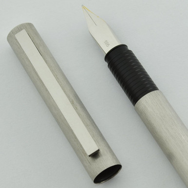 Lamy 50 (CP1) Fountain Pen - Early Edition, Brushed Steel, 14k