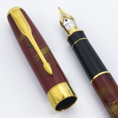 Parker Sonnet I Fountain Pen - Chinese Laque Red, 18k Stub Parker Sonnet I Fountain Pen - Chinese Laque Red, 18k Stub