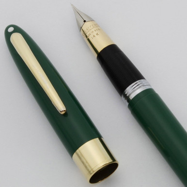 Sheaffer Valiant Snorkel Fountain Pen - Pastel Green, Fine (Excellent ...
