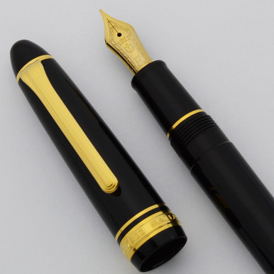 Sailor 1911 Fountain Pen - Standard Size, Black, 14k H-MF Nib