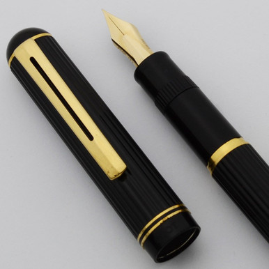 Pilot Justus Fountain Pen - Black, Adjustable 14k Fine Nib