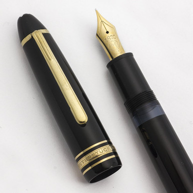 Montblanc Meisterstuck 146 Fountain Pen (1970s) - Black w Gold