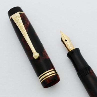 Parker Duofold Streamline Fountain Pen - Juniorette, Burgundy and Black ...