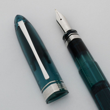 Omas 360 Vintage LE Fountain Pen (2012) - Turquoise, Rhodium 