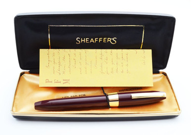 AU83　SHEAFFER PFM　萬年筆　14K pfm3_burg_med_5__41483.