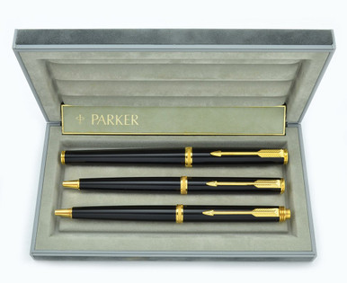 筆記具 The Parker Premier Collectio Parker 75 Premier Fountain Pen Ballpoint Set - Chinese