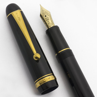 PILOT 万年筆 CUSTOM74 14K585 PILOT CUSTOM74 14k-585 GOLD NIB:F FOUNTAIN PEN VINTAGE