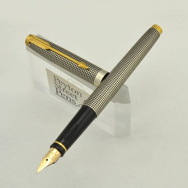 Parker 75 Sterling Fountain Pen - 1991, Dish Tassie, French, Broad