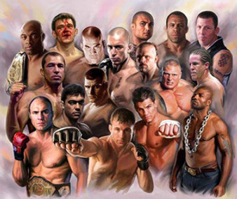 UFC: Champions #2 Art Print - Wishum Gregory