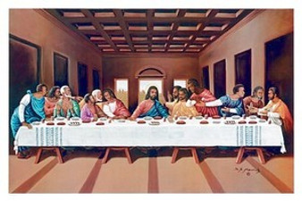 Last Supper Art Print - Hulis Mavruk