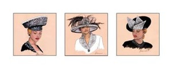 Hattitude in Black Art Print - Marcella Hayes Muhammad