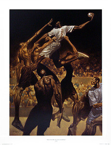 Anatomy of Team Handball Limited Edition Art Print - Kadir Nelson