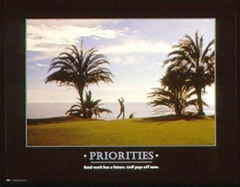 Priorities Art Poster