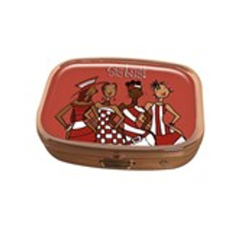 Red Sistas! Pill Box Case-Kiwi McDowell