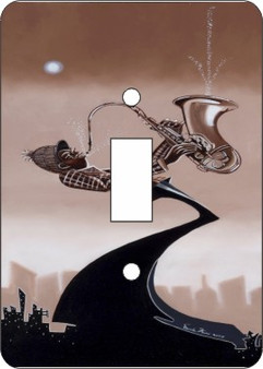 Feeling the Groove Single Light Switch Cover--Brother Eric