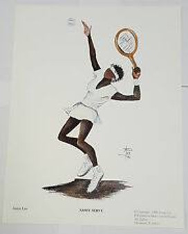 Sassy Serve (mini) Art Print - Annie Lee