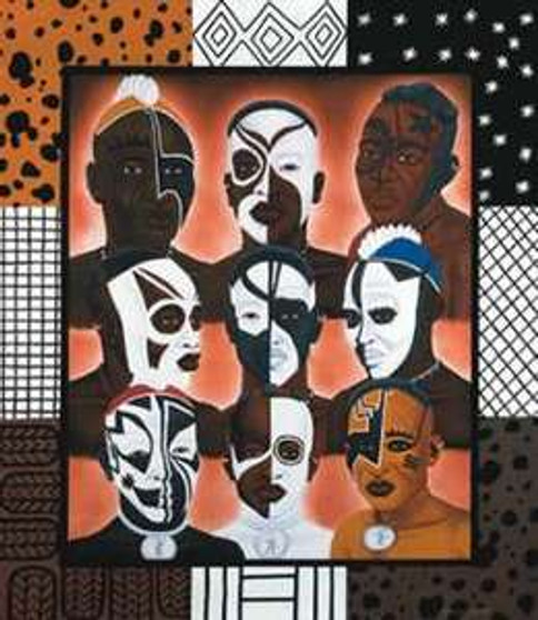 The Afrikans Art Print - Charles Elston