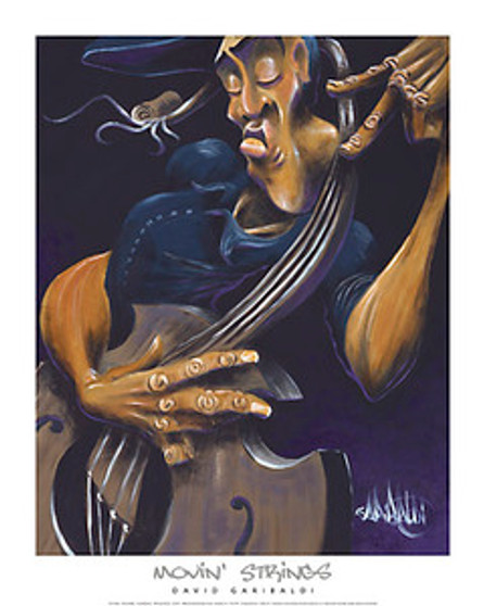 Movin' Strings Art Print - David Garibaldi