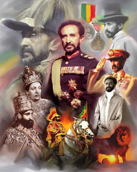 His Majesty - Haile Salassie Art Print - Wishum Gregory