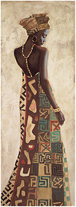 Femme Africaine III Art Print - Jacques Leconte