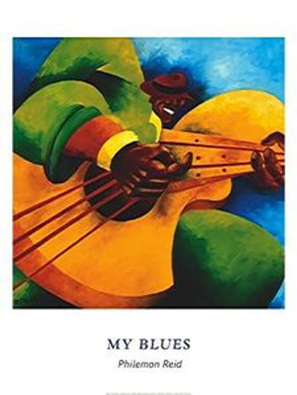 My Blues (24 x 32) Art Print - Philemon Reid