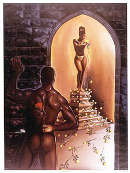 Flower Shower Art Print - Kevin A. Williams - WAK Flower Shower Art Print - Kevin A. Williams - WAK