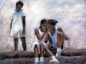 Secrets Art Print - Sharon Wilson