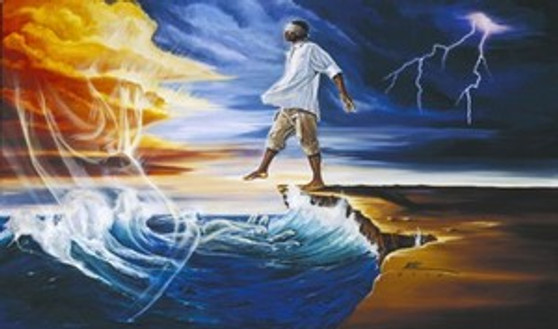 Step Out on Faith-Male( 12 x 20) Art Print - Kevin A. Williams - WAK